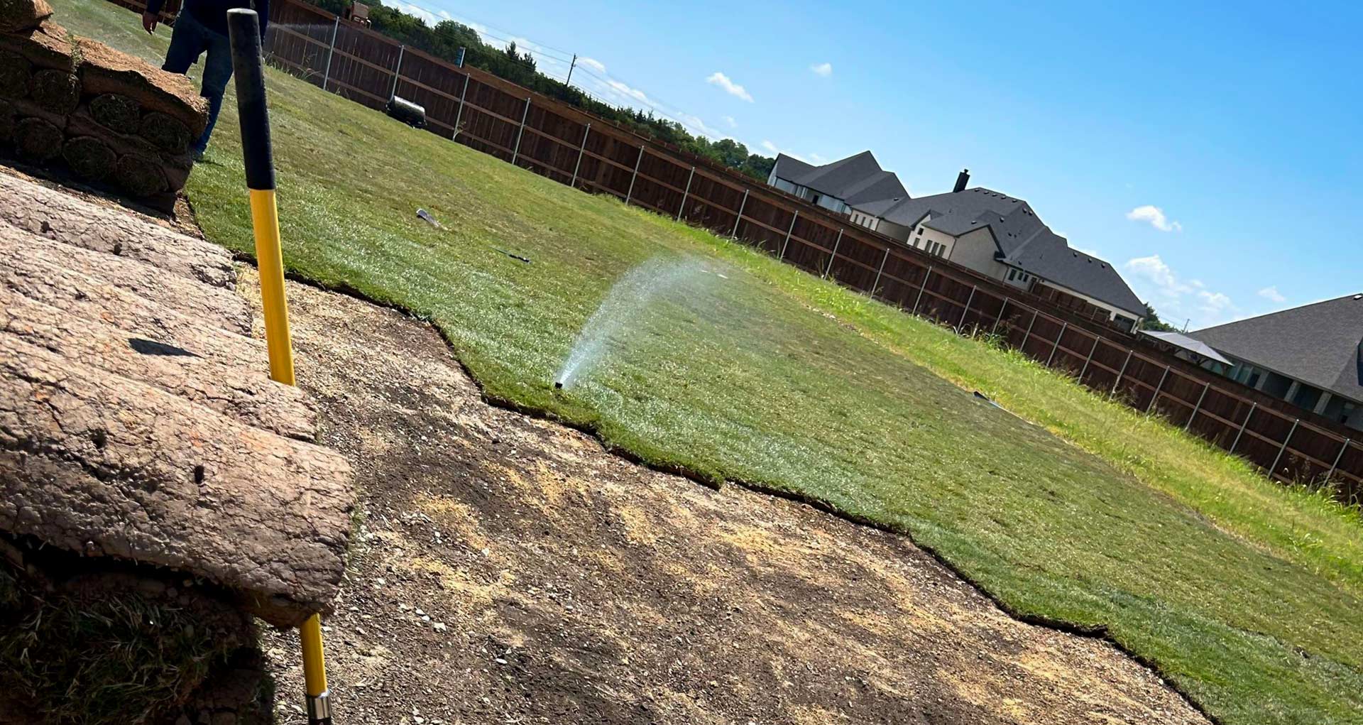 St. Augustine Grass Installation in Mansfield